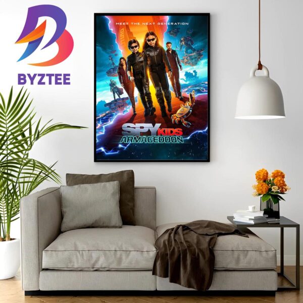 Official Poster For Spy Kids Armageddon Wall Decor Poster Canvas