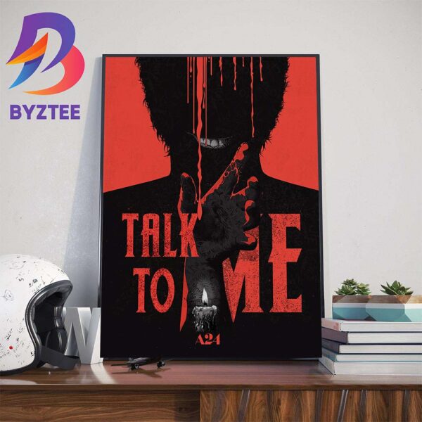 Official Poster For Talk To Me Of A24 Wall Decor Poster Canvas