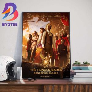 Official Poster For The Hunger Games The Ballad Of Songbirds And Snakes Wall Decor Poster Canvas