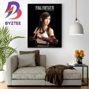 Official Poster For Tifa Lockhart In Final Fantasy VII Rebirth Home Decor Poster Canvas