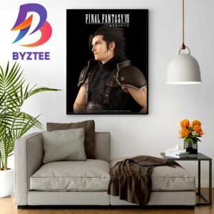 Official Poster For Zack Fair In Final Fantasy VII Rebirth Home Decor Poster Canvas