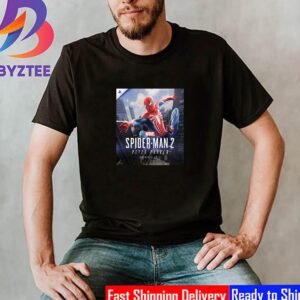 Peter Parker Advanced Suit In Spider-Man 2 Of Marvel Releasing October 20 on PS5 Classic T-Shirt
