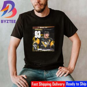 Pittsburgh Penguins Sidney Crosby Rating At EA Sports NHL 24 Classic T-Shirt