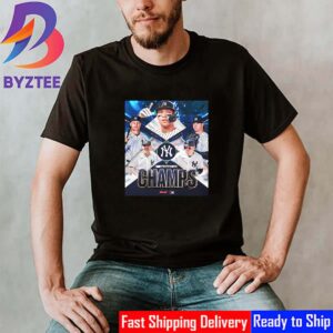 Poster Spreading The News The 2023 AL East Champions Are New York Yankees Classic T-Shirt