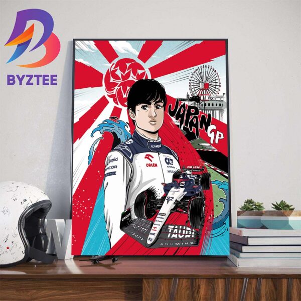 Scuderia AlphaTauri F1 Team Race Week Poster At Suzuka Japanese GP Wall Decor Poster Canvas