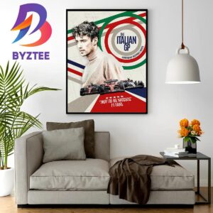 Scuderia Ferrari F1 Team Charles Leclerc At Monza For The Italian GP Wall Decor Poster Canvas