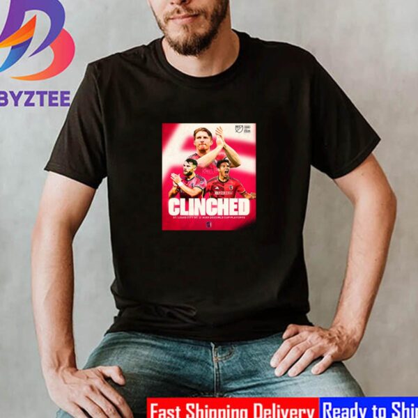 St Louis City SC Have Clinched A Spot In The Audi 2023 MLS Cup Playoffs Classic T-Shirt