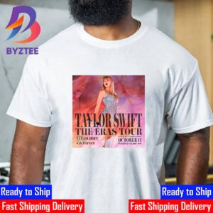Taylor Swift The Eras Tour Movie Official Poster In Cinemas October 13th 2023 Classic T-Shirt