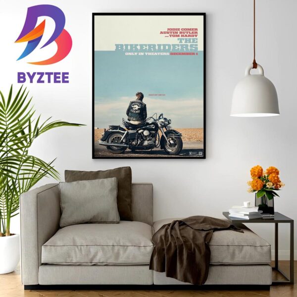 The Bikeriders Official Poster Movie Wall Decor Poster Canvas
