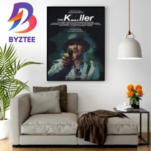 The First Official Poster For The Killer Of David Fincher Wall Decor Poster Canvas