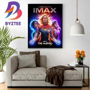 The Marvels Official IMAX Poster Wall Decor Poster Canvas