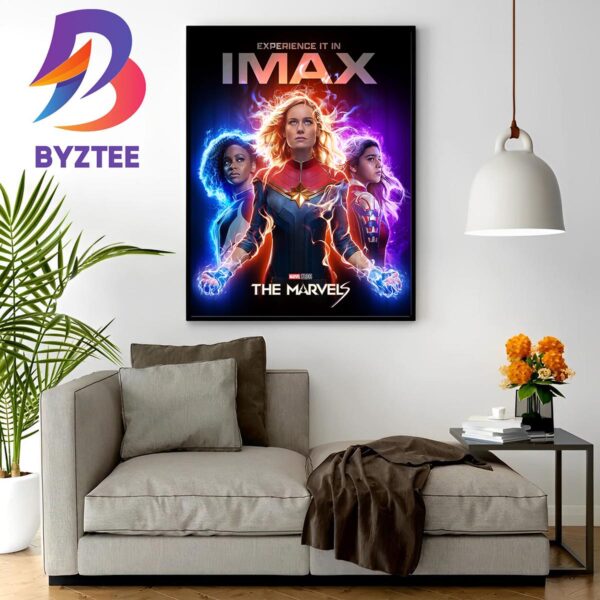 The Marvels Official IMAX Poster Wall Decor Poster Canvas