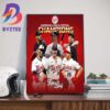 The Minnesota Twins Are Your 2023 AL Central Champions Wall Decor Poster Canvas