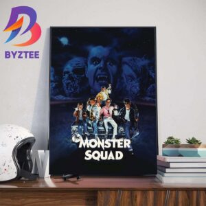 The Original Poster For The Monster Squad Wall Decor Poster Canvas