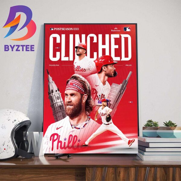 The Reigning NL Champion Philadelphia Phillies Will Be Playing In October Once Again Wall Decor Poster Canvas