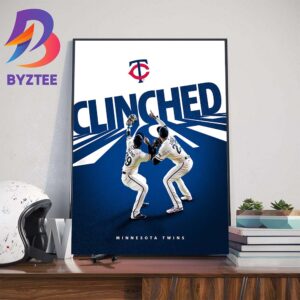 The Twins Are The 2023 AL Central Champions Wall Decor Poster Canvas