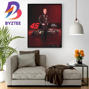 Tyler Reddick Wins At Kansas Speedway And Advances To The NASCAR Playoffs Round Of 12 Wall Decor Poster Canvas