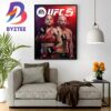 UFC5 Deluxe Edition Cover Athlete Israel Adesanya UFC Middleweight Champion 2023 Wall Decor Poster Canvas