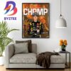 2023 NL East Champions Are The Atlanta Braves Wall Decor Poster Canvas