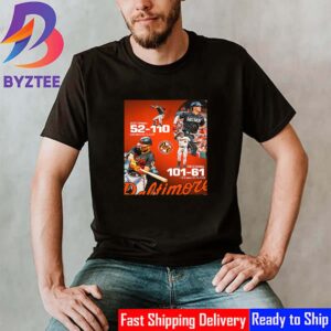 2023 Baltimore Orioles Are The First Place In AL East In MLB Classic T-Shirt