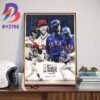 2023 MLB World Series Matchup Is Set The Arizona Diamondbacks Vs The Texas Rangers Wall Decor Poster Canvas