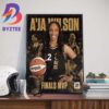 2023 WNBA Champions Are Las Vegas Aces Rise Of A Dynasty On Cover WSLAM Wall Decor Poster Canvas