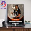 Alysha Clark x Las Vegas Aces 2023 WNBA Champion Wall Decor Poster Canvas