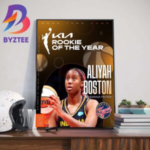 Aliyah Boston Is The 2023 WNBA Rookie Of The Year Wall Decor Poster Canvas