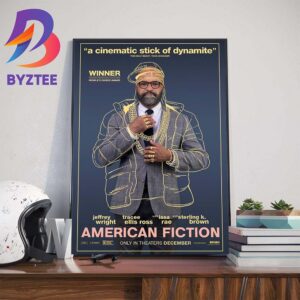 American Fiction Official Poster Wall Decor Poster Canvas