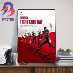 Arizona Cardinals Happy National Tight Ends Day Wall Decor Poster Canvas