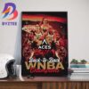 Back To Back WNBA Champs The Las Vegas Aces As 2023 WNBA Champions Wall Decor Poster Canvas