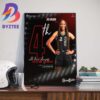 Congratulations Aja Wilson Is 2023 WNBA Finals MVP Wall Decor Poster Canvas