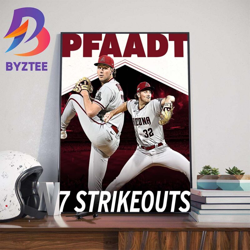 Congratulations To Arizona Diamondbacks Brandon Pfaadt 7 Strikeouts ...