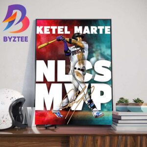 Congratulations to Ketel Marte is The NLCS MVP Wall Decor Poster Canvas