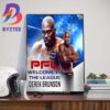 Derrick Lewis Vs Jailton Almeida at UFC Fight Night Wall Decor Poster Canvas