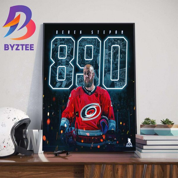 Derek Stepan Announced Retirement NHL With 890 Regular-Season Games Wall Decor Poster Canvas