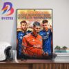 Daniil Medvedev 60 Tour Wins This Season at 2023 Rolex Shanghai Masters Wall Decor Poster Canvas