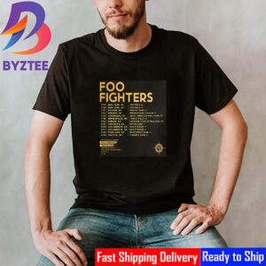 Foo Fighters The First 2024 US Shows Announced For Everything Or Nothing At All Tour Classic T-Shirt