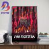 Foo Fighters The First 2024 US Shows Announced For Everything Or Nothing At All Tour Wall Decor Poster Canvas