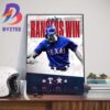 The Texas Rangers Are Heading to 2023 MLB World Series Wall Decor Poster Canvas