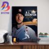 Jazz Chisholm Jr And The Miami Marlins Clinched 2023 MLB Postseason Bound Wall Decor Poster Canvas