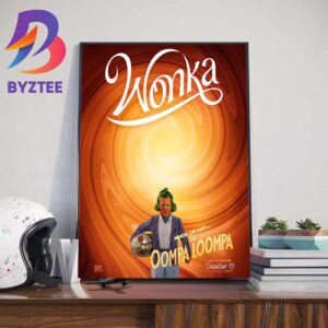 Hugh Grant as an Oompa-Loompa in Wonka Movie Wall Decor Poster Canvas