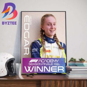 Jess Edgar Is The F1 Academy Season Finale Race Three Winner Wall Decor Poster Canvas