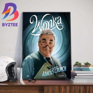 Jim Carter as Abacus Crunch in Wonka Movie Wall Decor Poster Canvas
