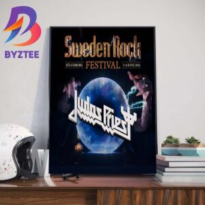 Judas Priest Sweden Rock Festival Solvesborg Sweden 5-8 June 2024 Wall Decor Poster Canvas