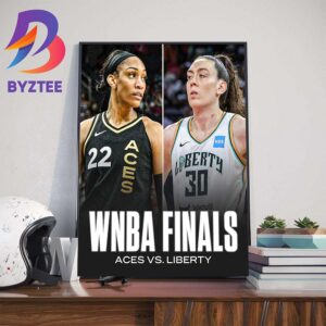 Las Vegas Aces Vs New York Liberty For 2023 WNBA Finals Matchup Wall Decor Poster Canvas