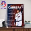 Luis Arraez Is The First Player To Win Consecutive Batting Titles In Both Leagues Wall Decor Poster Canvas