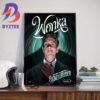 Mathew Baynton as Ficklegruber in Wonka Movie Wall Decor Poster Canvas