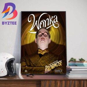 Matt Lucas as Prodnose in Wonka Movie Wall Decor Poster Canvas