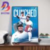 Miami Marlins Luis Arraez Is The 2023 National League Batting Champion Wall Decor Poster Canvas